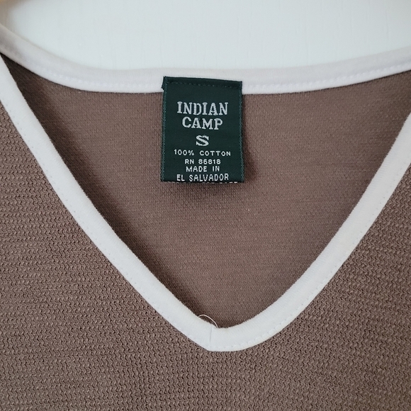 100% Cotton Indian Camp Tank Top | size SMALL - Picture 3 of 4